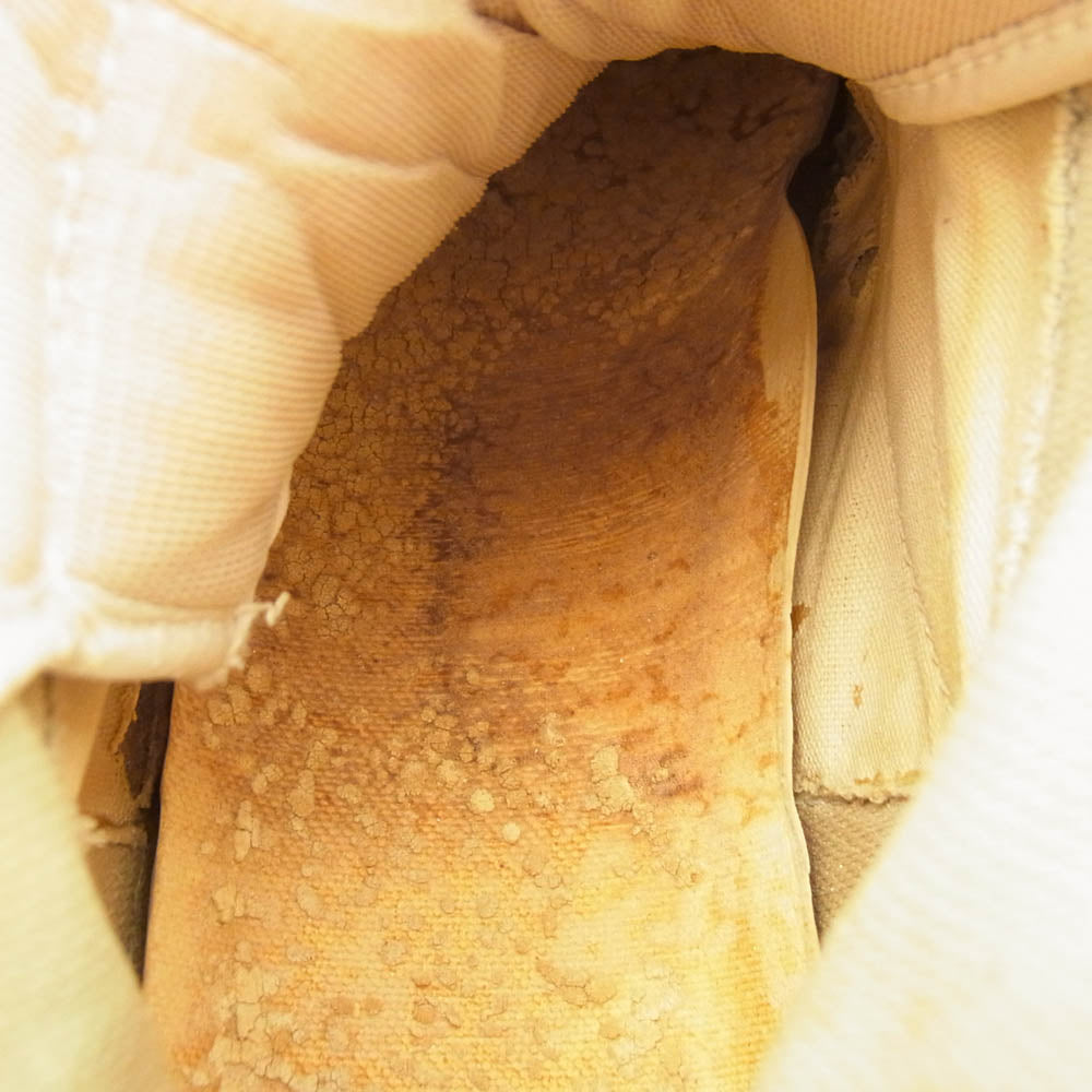 NIKE ナイキ 【観賞用】85年製 オリジナル AIR JORDAN1 エアジョーダン 1 ハイカット スニーカー WHITE × GREY ホワイト系 25.5cm程度【中古】