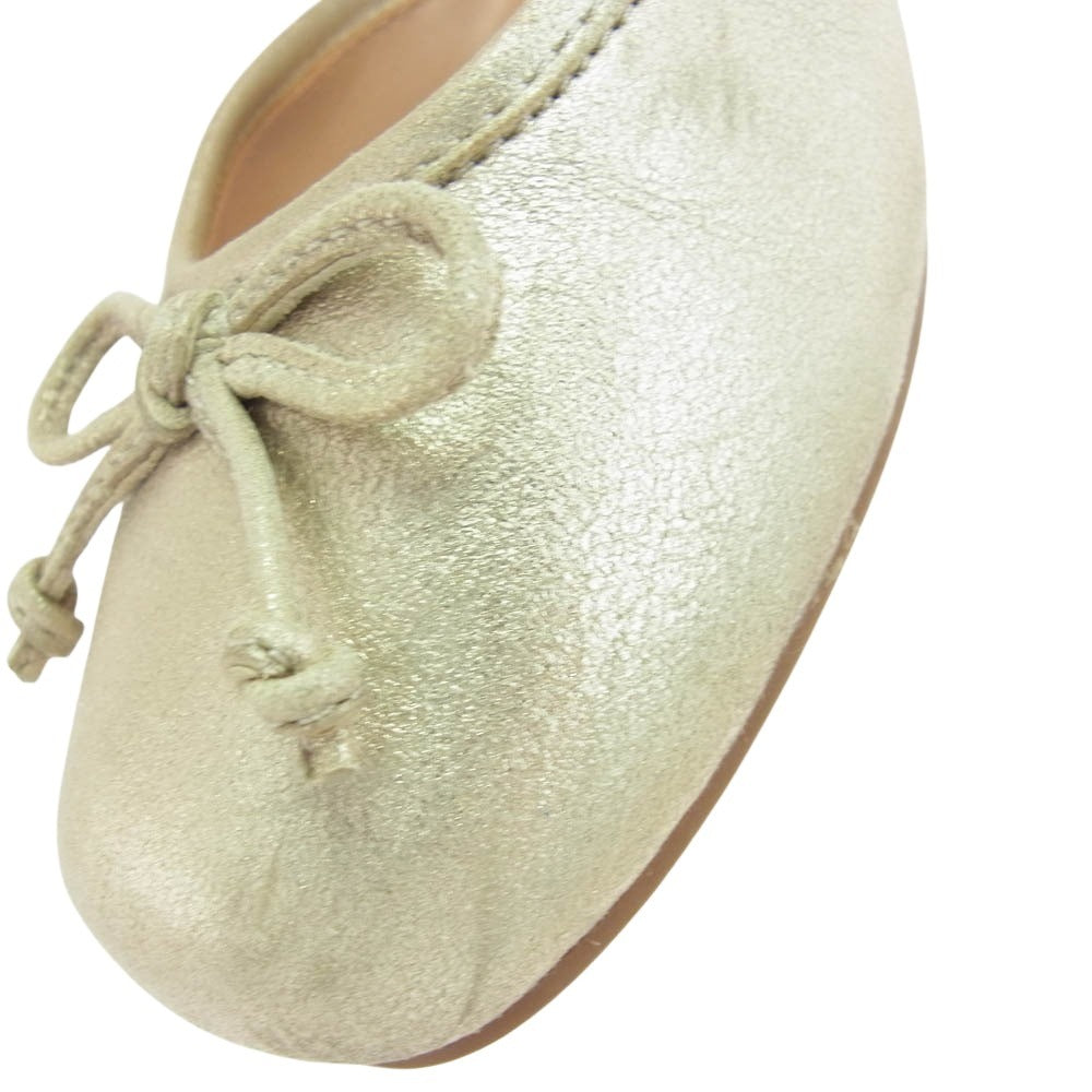 UGG アグ 1095090 レナフラット ボア シューズ パンプス ゴールド系 24【中古】