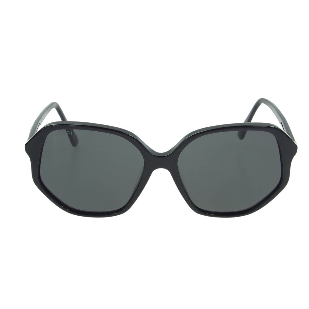GUCCI グッチ GG0258SA サングラス アイウェア ブラック系 59□16-145【中古】