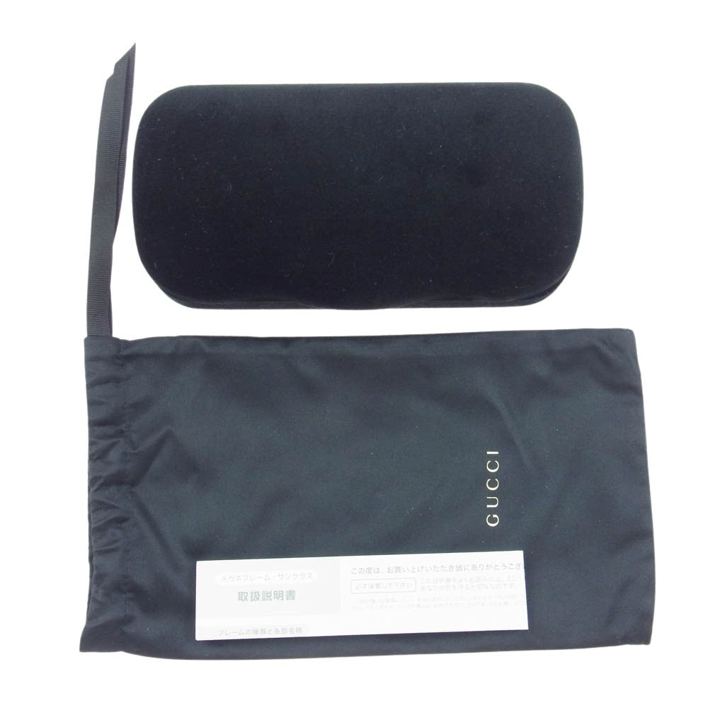 GUCCI グッチ GG0258SA サングラス アイウェア ブラック系 59□16-145【中古】