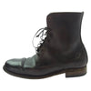 GUIDI グイディ レザー レースアップ ブーツ ダークブラウン系 39【中古】