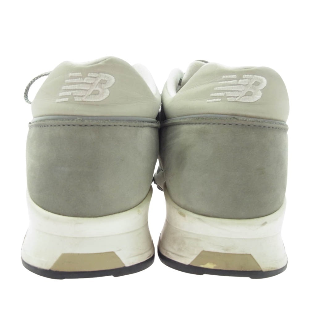 NEW BALANCE ニューバランス M1500BSG イングランド製 スエード ローカットスニーカー グレー系 UK8.5【中古】