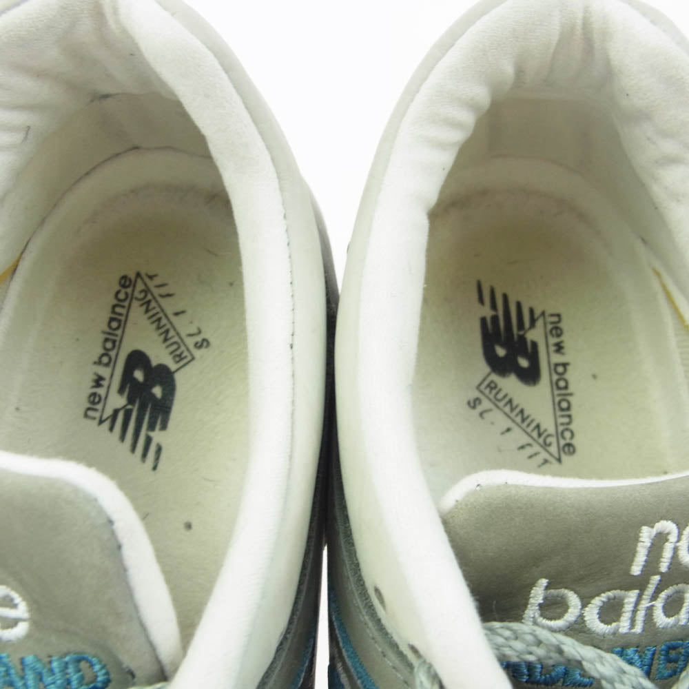 NEW BALANCE ニューバランス M1500BSG イングランド製 スエード ローカットスニーカー グレー系 UK8.5【中古】