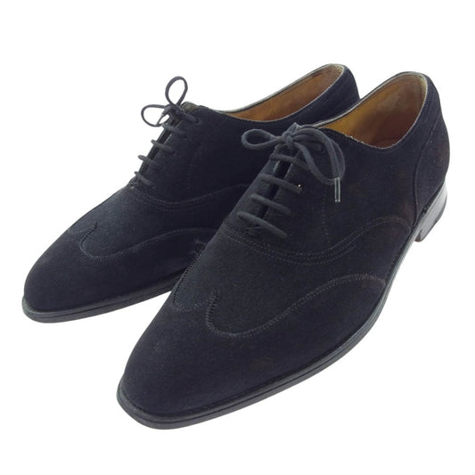 John Lobb ジョンロブ WARWICK ウォーウィック スエード シューズ ブラック系【中古】