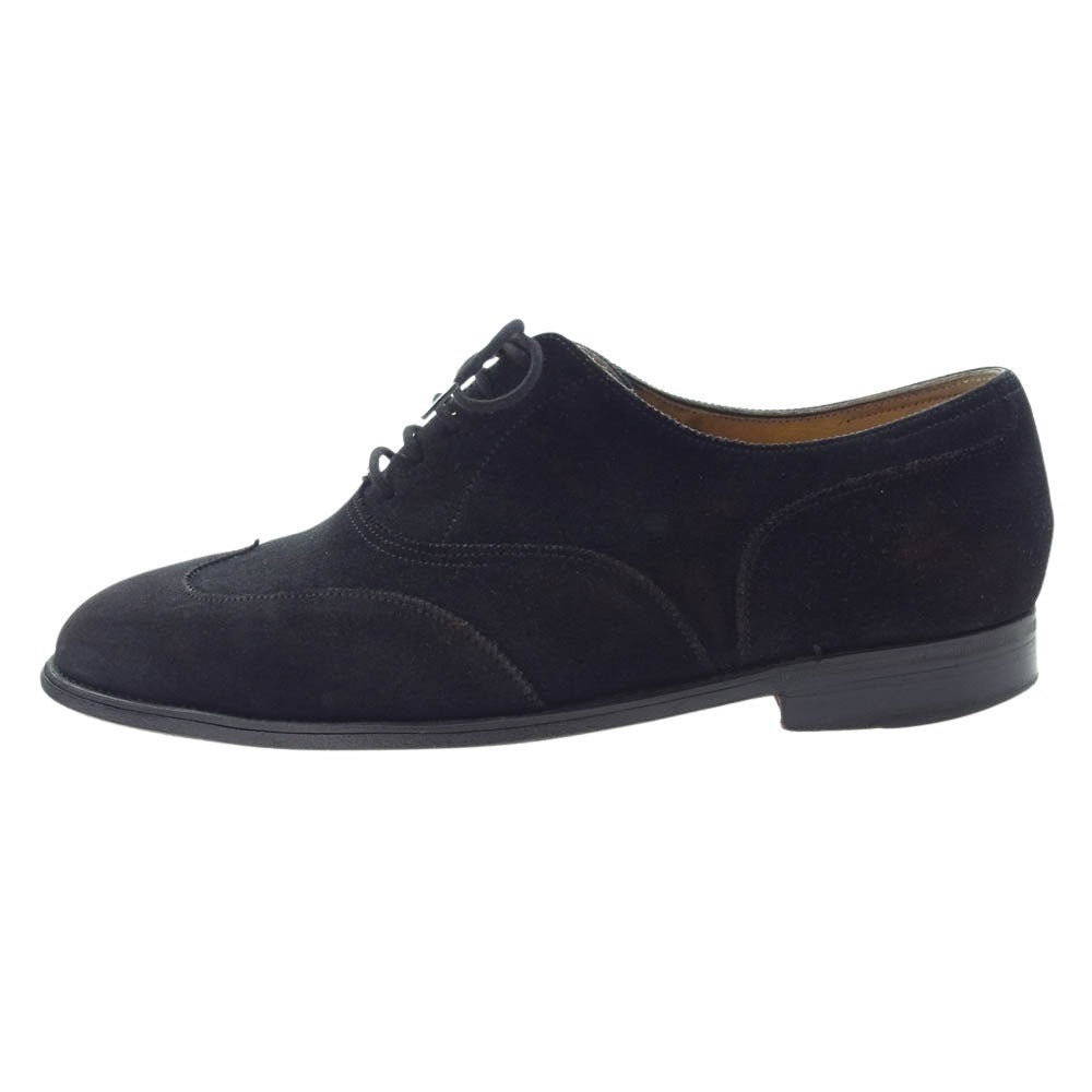John Lobb ジョンロブ WARWICK ウォーウィック スエード シューズ ブラック系【中古】