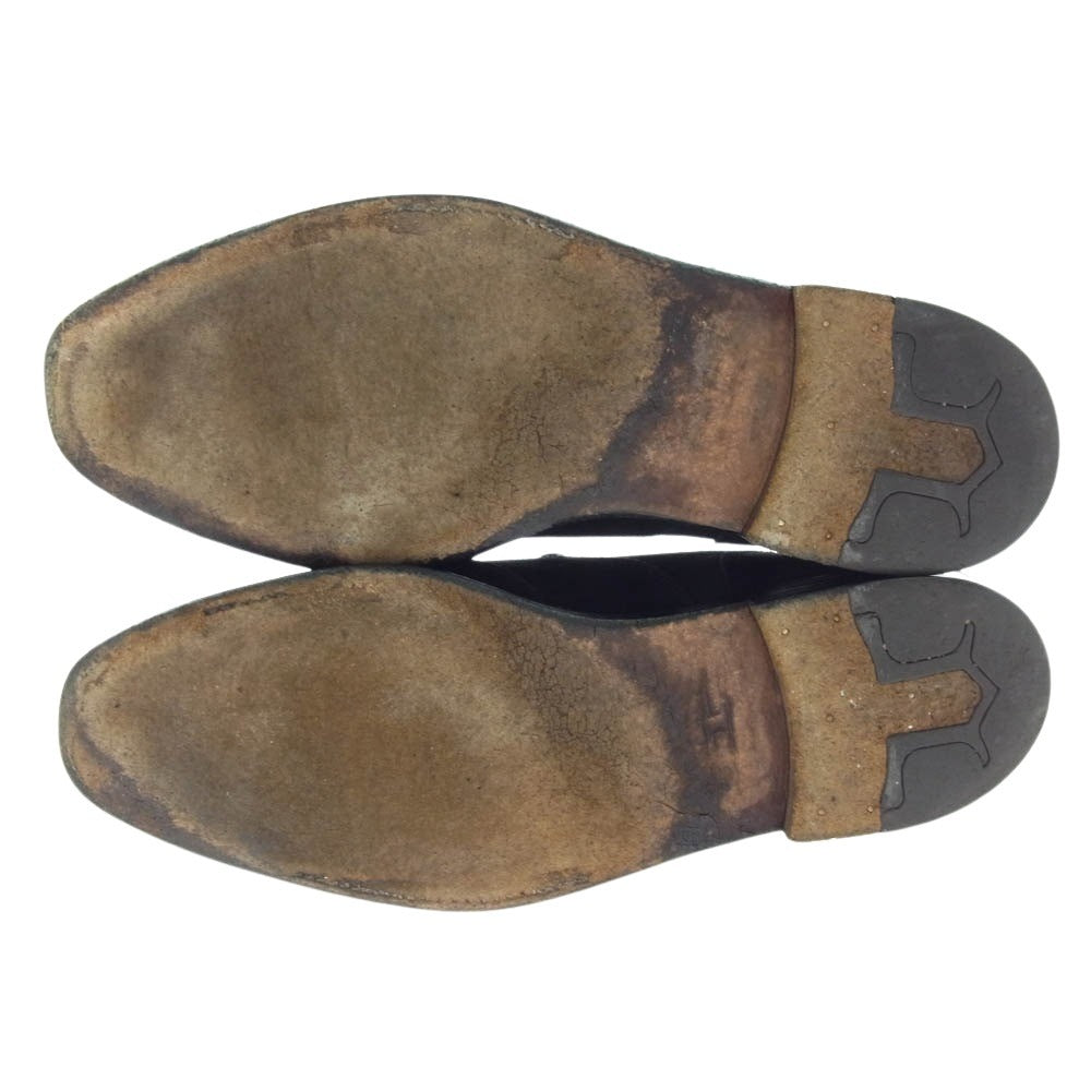 John Lobb ジョンロブ WARWICK ウォーウィック スエード シューズ ブラック系【中古】