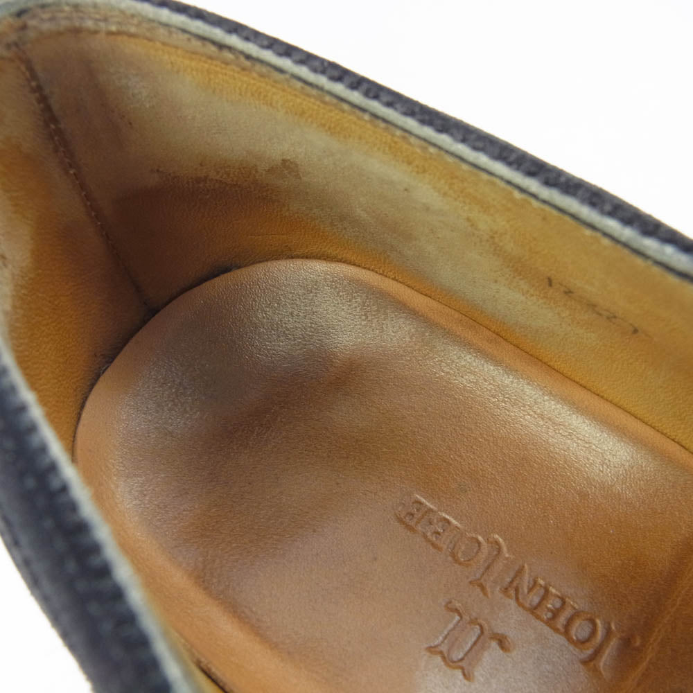 John Lobb ジョンロブ WARWICK ウォーウィック スエード シューズ ブラック系【中古】