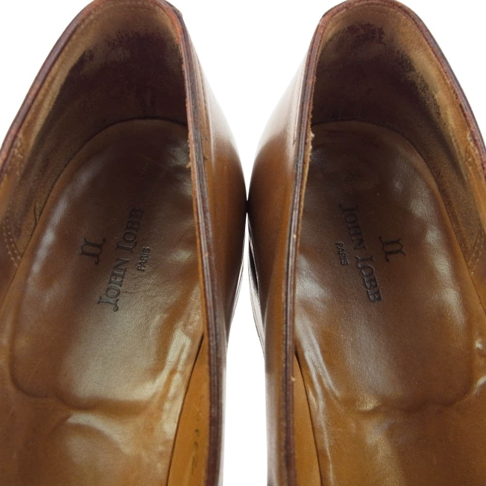 John Lobb ジョンロブ 900S LOPEZ ロペス レザー コインローファー ブラウン系 7【中古】