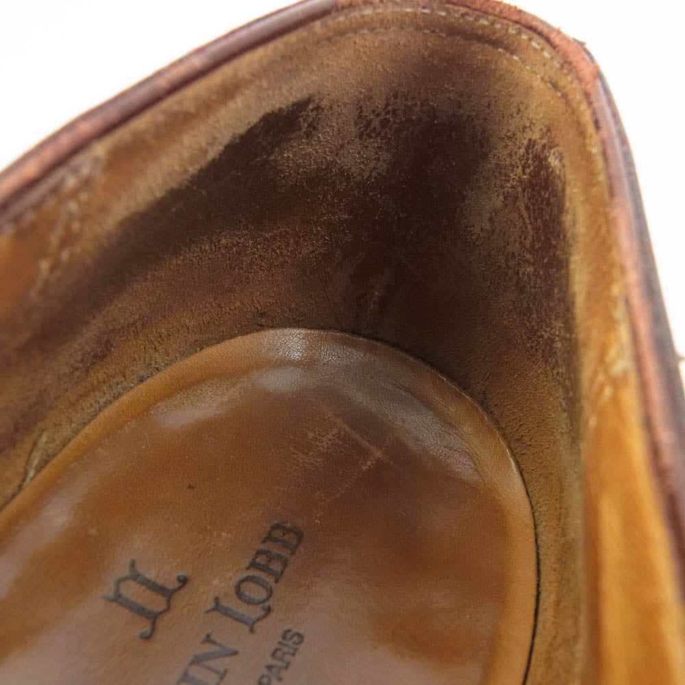 John Lobb ジョンロブ 900S LOPEZ ロペス レザー コインローファー ブラウン系 7【中古】