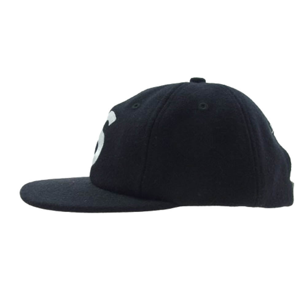 Supreme シュプリーム 17AW Wool S Logo 6-Panel Cap ウール Sロゴ 6パネル キャップ ブラック系【中古】