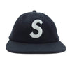 Supreme シュプリーム 17AW Wool S Logo 6-Panel Cap ウール Sロゴ 6パネル キャップ ブラック系【中古】