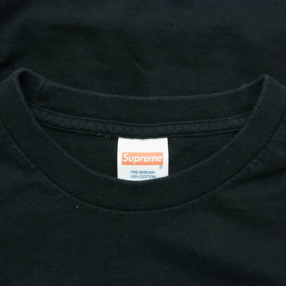 Supreme シュプリーム 14SS Lude Tee プリント Tシャツ ブラック系 L【中古】