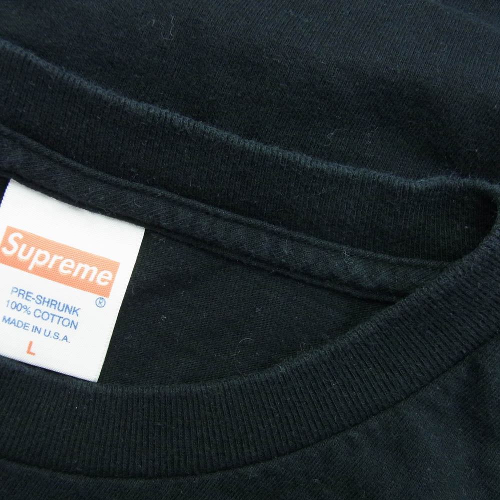 Supreme シュプリーム 14SS Lude Tee プリント Tシャツ ブラック系 L【中古】