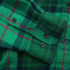 Supreme シュプリーム 18AW TARTAN L/S FLANNEL SHIRT タータン フランネル BD 長袖 シャツ グリーン系 M【中古】