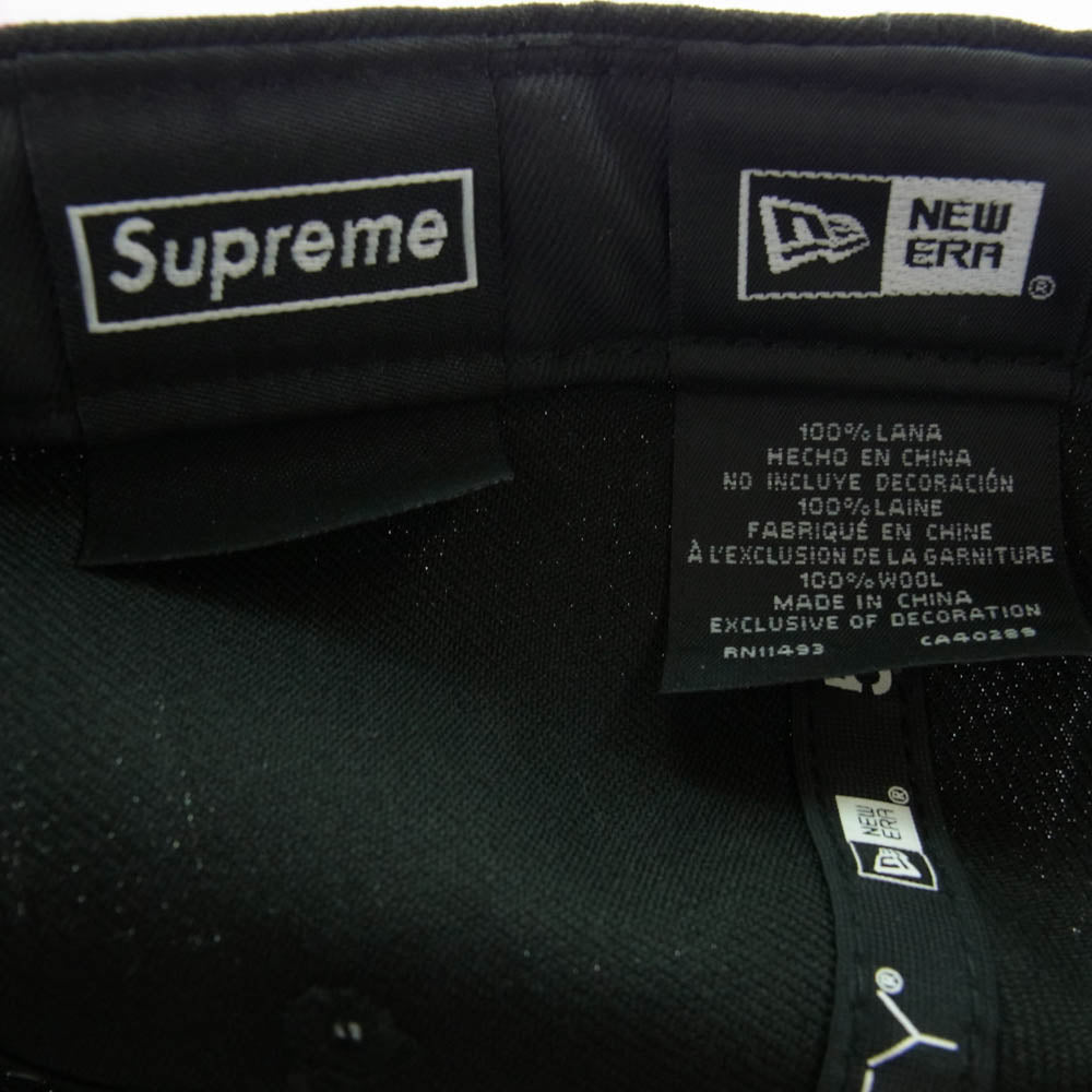 Supreme シュプリーム 20AW × NEW ERA ニューエラ S Logo New Era Sロゴ キャップ ブラック系【中古】