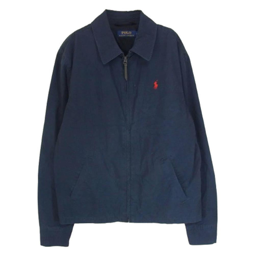 POLO RALPH LAUREN ポロ・ラルフローレン スウィングトップ ブルゾン ジャケット ネイビー系 M【中古】