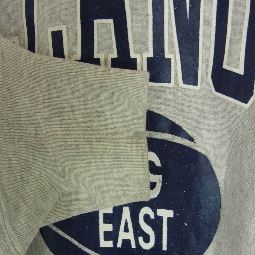 Champion チャンピオン USA製 90s 刺繍タグ リバースウィーブ VILLANOVA BASKETBALL プリント スウェット グレー系 XL【中古】
