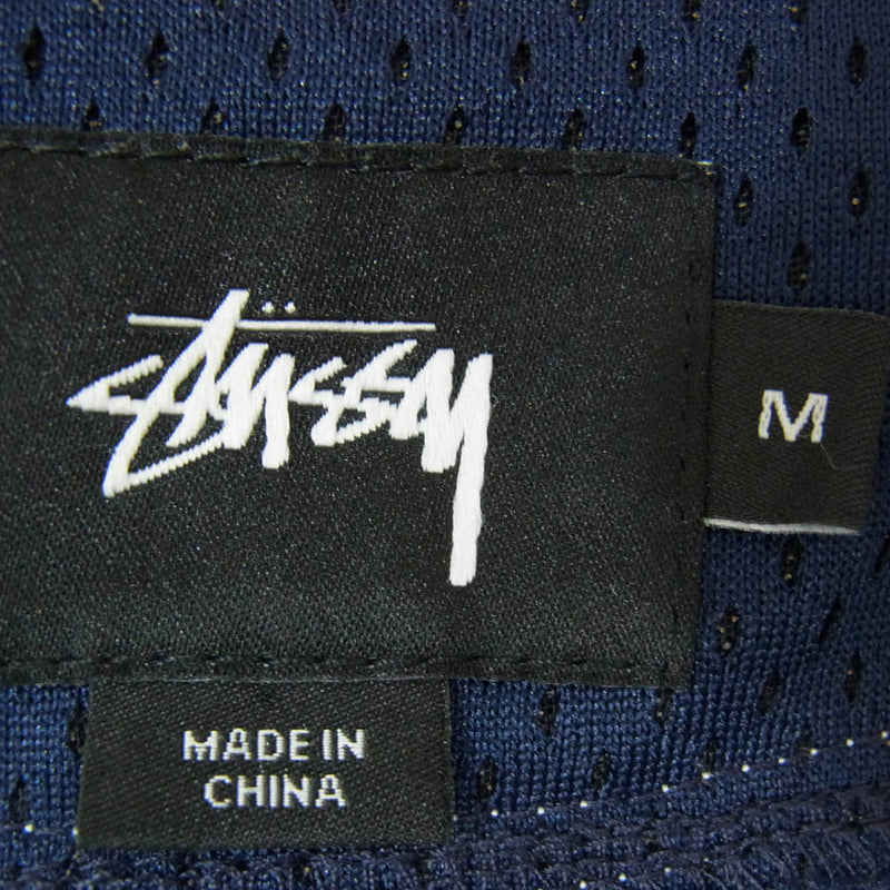 STUSSY ステューシー アーチロゴ メッシュ ベースボールシャツ