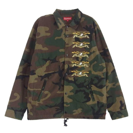 Supreme シュプリーム 14SS ANTIHERO Coaches Jacket アンタイヒーロー コーチジャケット カーキ系 M【中古】