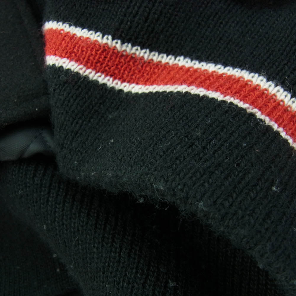 STUSSY ステューシー 03AW 世界1000着限定 2003年製 varsity jacket シリアルナンバー 003 スタジャン バーシティ ジャケット ホワイト系 ブラック系 L【中古】