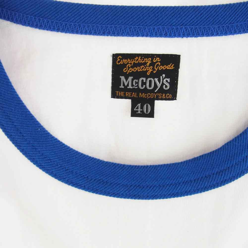 The REAL McCOY'S ザリアルマッコイズ MC21006 MILITARY TEE / KEESLER A.F.B. ロゴ 半袖 Tシャツ ホワイト系 40【極上美品】【中古】