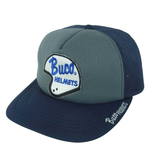 The REAL McCOY'S ザリアルマッコイズ BA21002 BUCO MESH CAP ブコ メッシュ キャップ 帽子 ネイビー系 グレー系【美品】【中古】