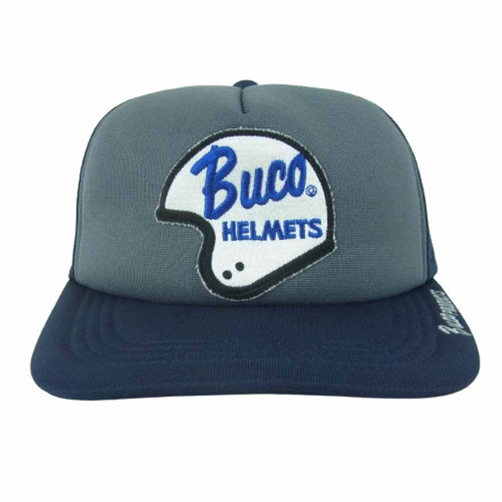 The REAL McCOY'S ザリアルマッコイズ BA21002 BUCO MESH CAP ブコ メッシュ キャップ 帽子 ネイビー系 グレー系【美品】【中古】