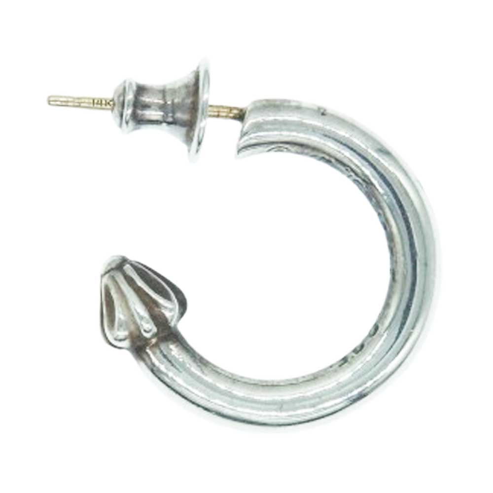 CHROME HEARTS クロムハーツ（原本無） HOOP PLAIN プレーン フープ ピアス シルバー系【中古】