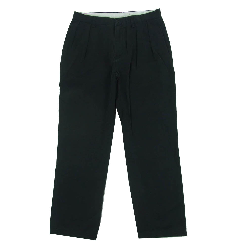 POLO RALPH LAUREN ポロ・ラルフローレン black chino trouser ブラック チノ トラウザー タック パンツ ブラック系 33/32【中古】