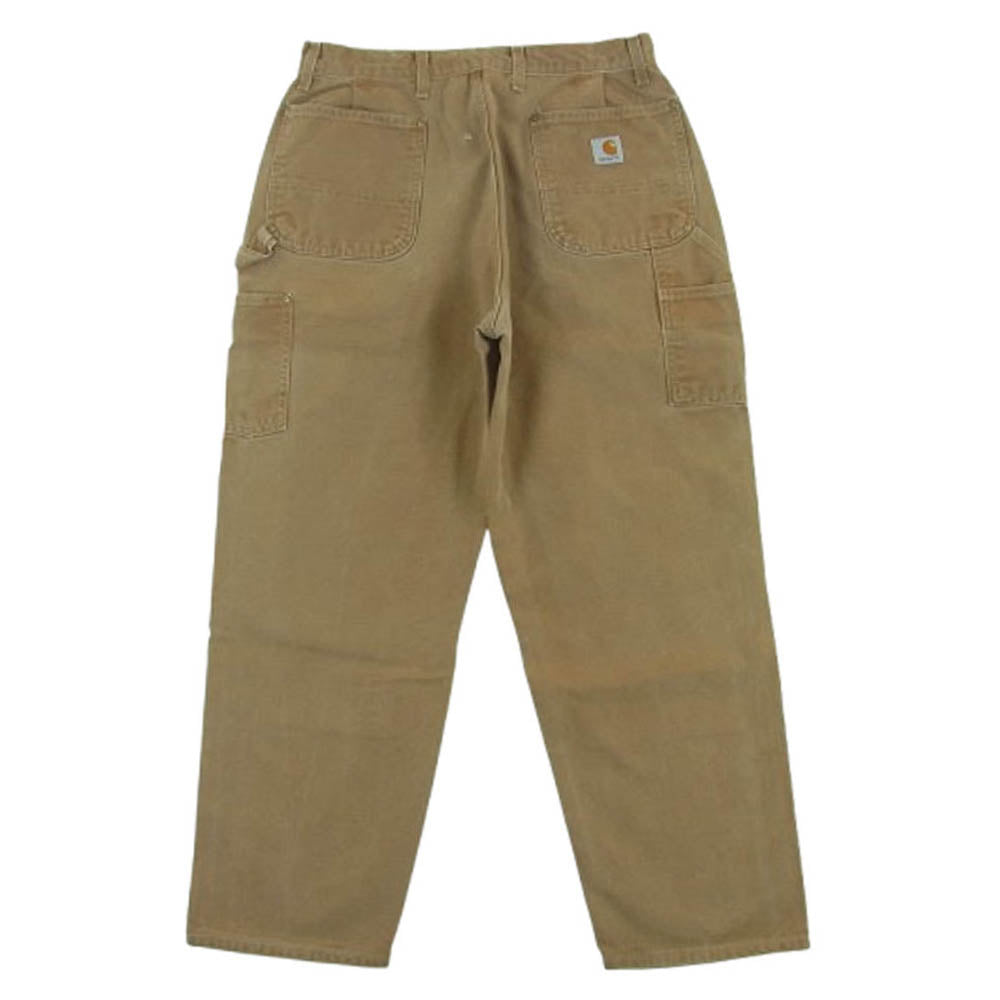 Carhartt カーハート SUNNY SIDE UP RE サニーサイドアップ リメイク MAKE TAPERED DUCK PANTS テーパード ダック パンツ ライトブラウン系 3【中古】