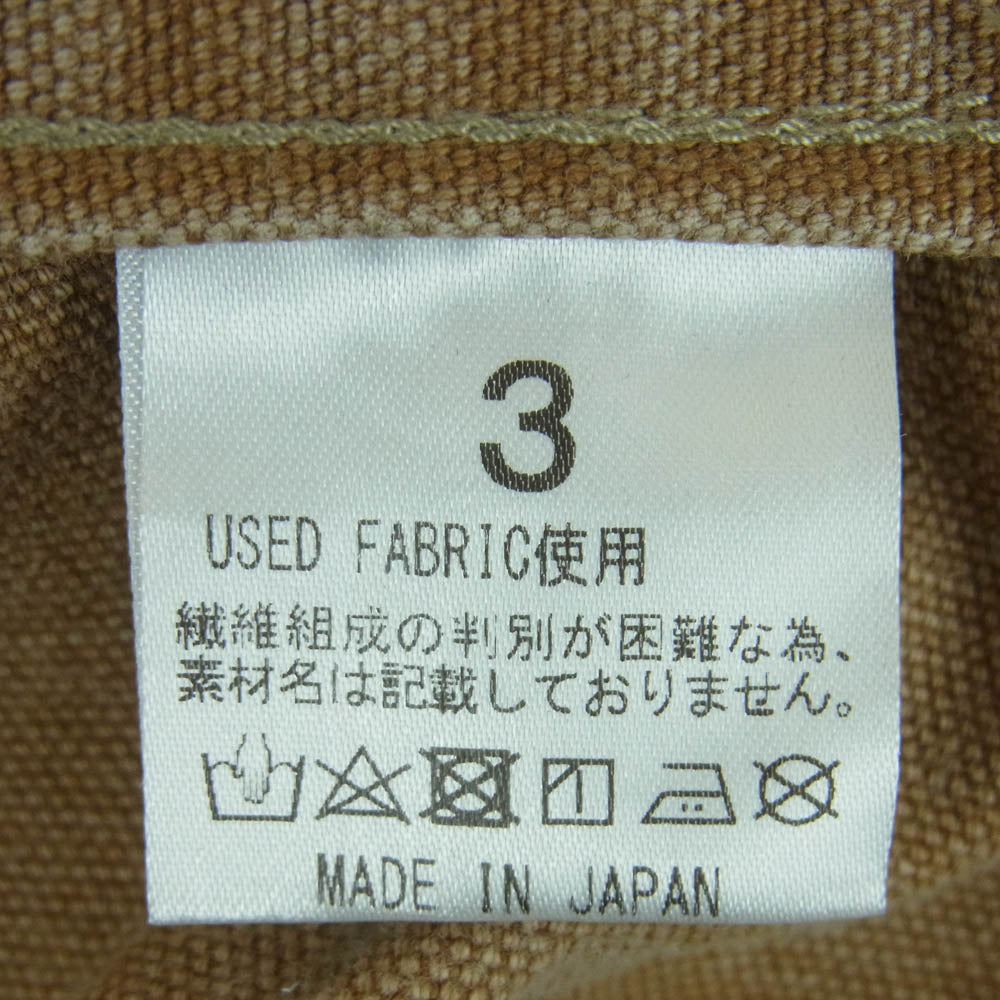 Carhartt カーハート SUNNY SIDE UP RE サニーサイドアップ リメイク MAKE TAPERED DUCK PANTS テーパード ダック パンツ ライトブラウン系 3【中古】