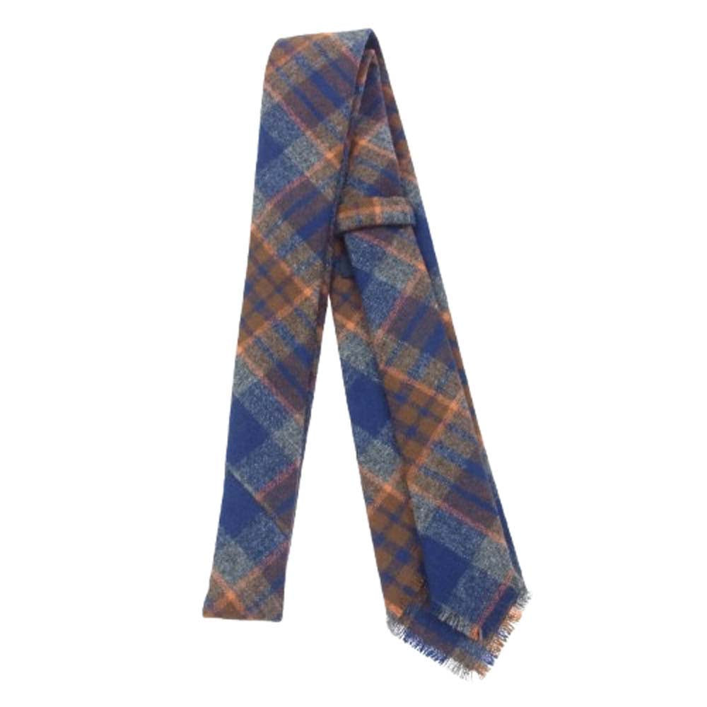 ANATOMICA アナトミカ ウール チェック ネクタイ ブルー マルチカラー系【中古】