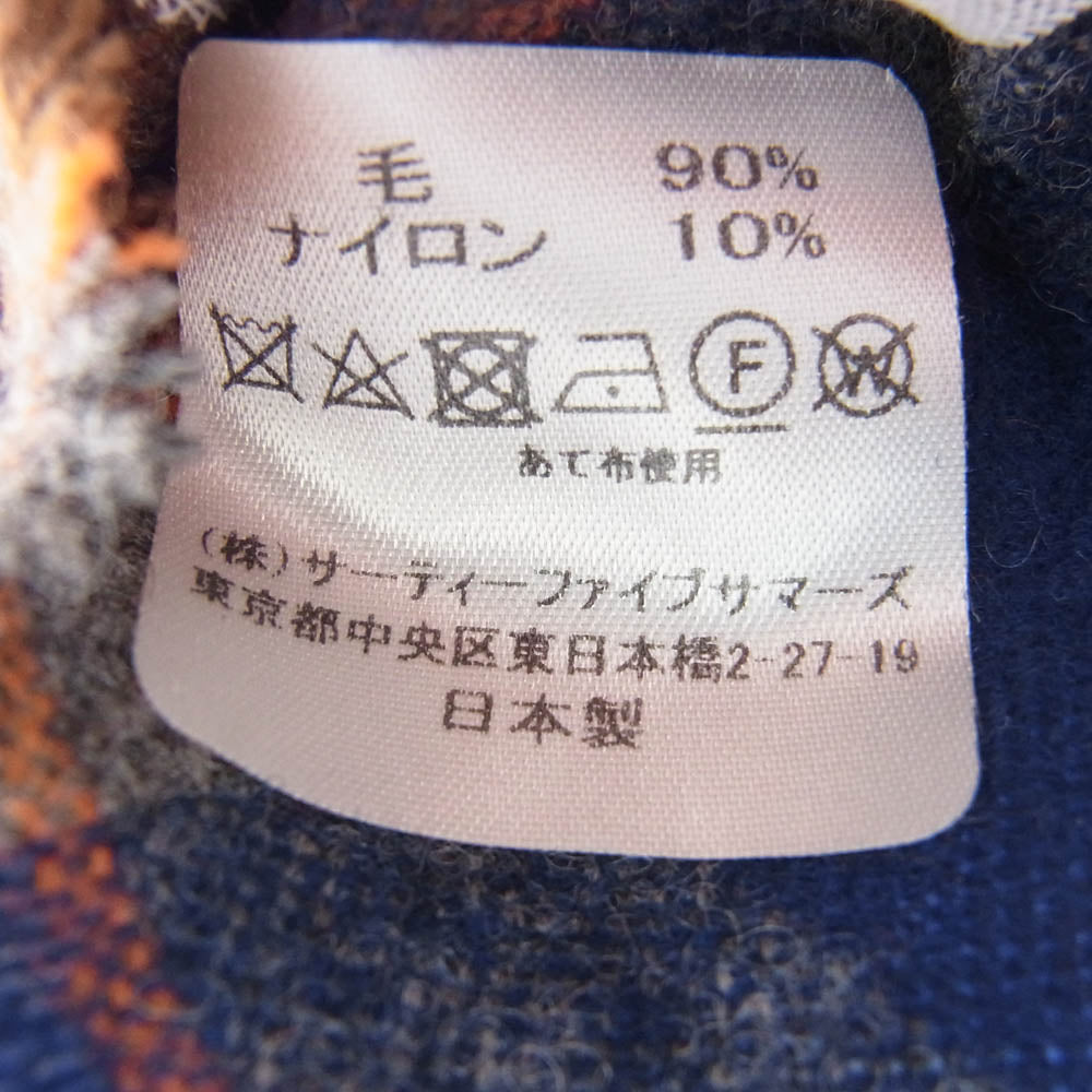 ANATOMICA アナトミカ ウール チェック ネクタイ ブルー マルチカラー系【中古】