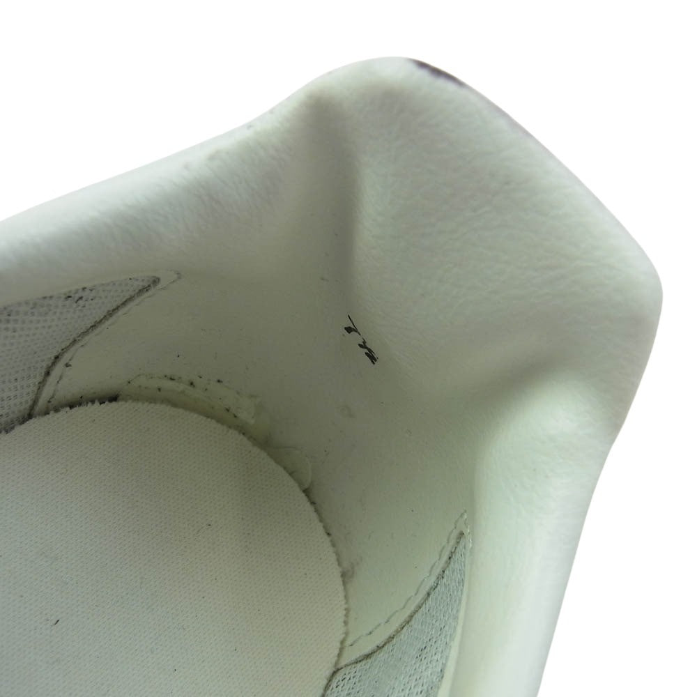 エクシス EKSI'S-10 スエード ローカット スニーカー ダークネイビー系 7.5【美品】【中古】