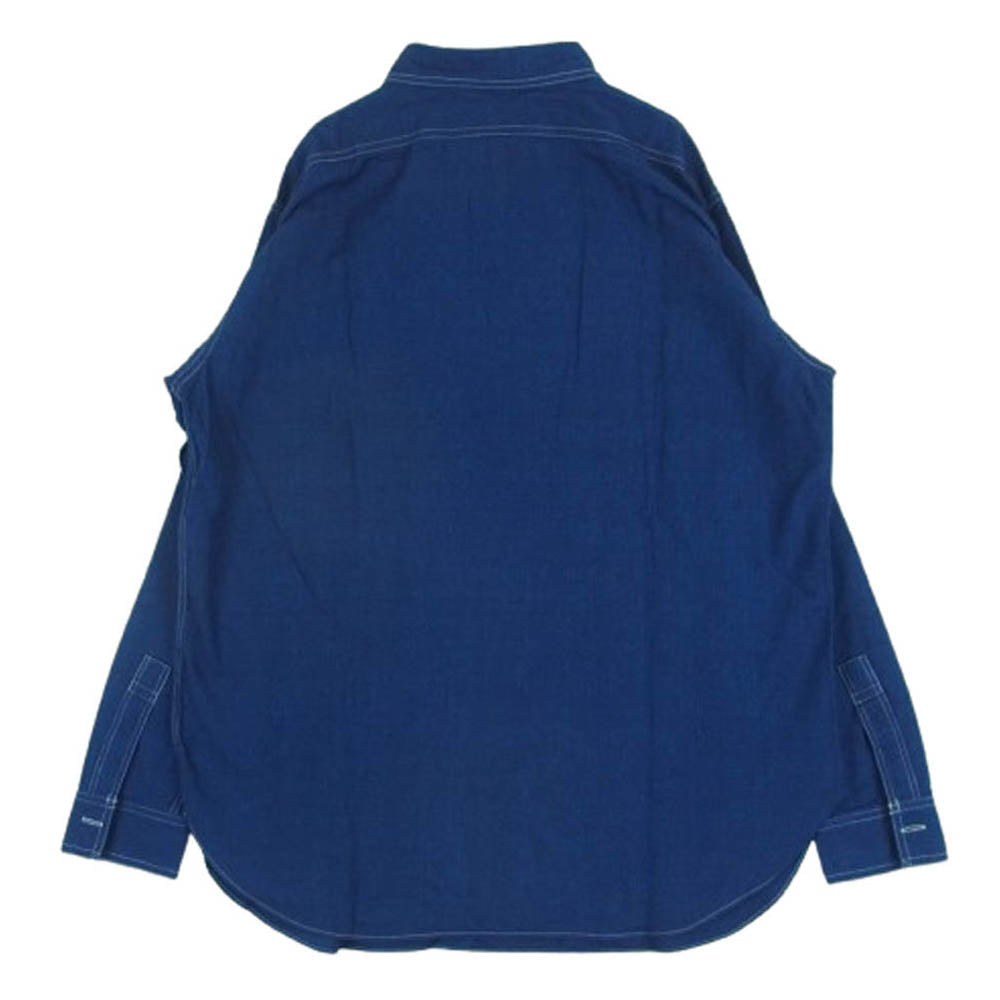 BIG YANK ビッグヤンク 23SS 600-231-01 SHIRT C 1919 PULLOVER プルオーバー シャンブレー 長袖 シャツ インディゴブルー系 15.5【極上美品】【中古】