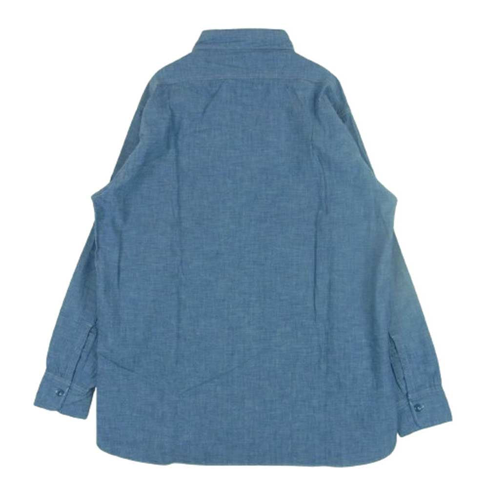 BIG YANK ビッグヤンク 600-201-32 SHIRT CHAMBRAY シャンブレー 長袖 シャツ インディゴブルー系 15.5【極上美品】【中古】