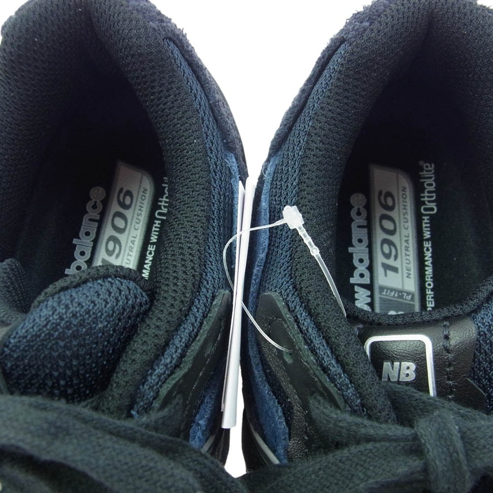 NEW BALANCE ニューバランス × atmos アトモス M1906DAR 1906D Deep Sea スエード ローカット スニーカー ネイビー系 25.5cm【新古品】【未使用】【中古】