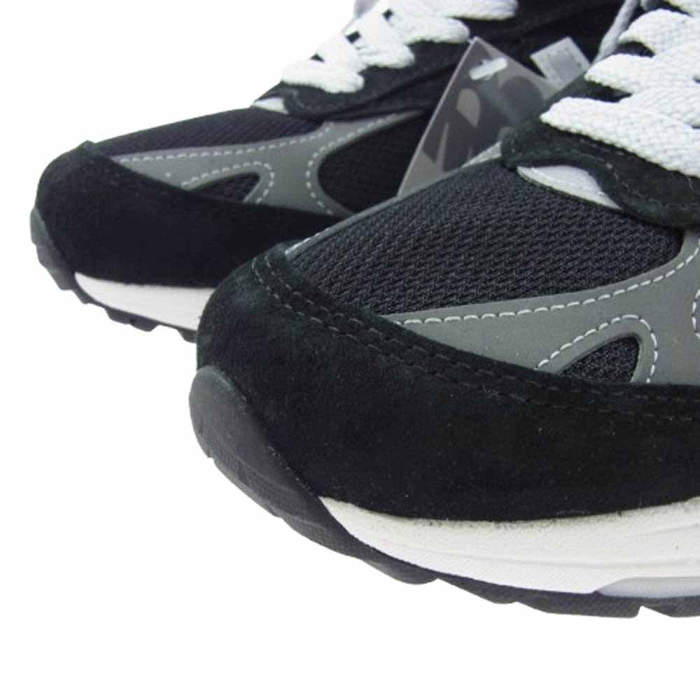 NEW BALANCE ニューバランス MR993BK 993 Black スエード メッシュ ローカット スニーカー ブラック系 26cm【新古品】【未使用】【中古】