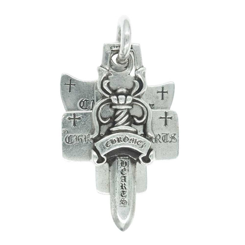 CHROME HEARTS クロムハーツ（原本無） 3TRINKETS OLD オールド スリートリンケッツ ペンダントトップ シルバー系【中古】