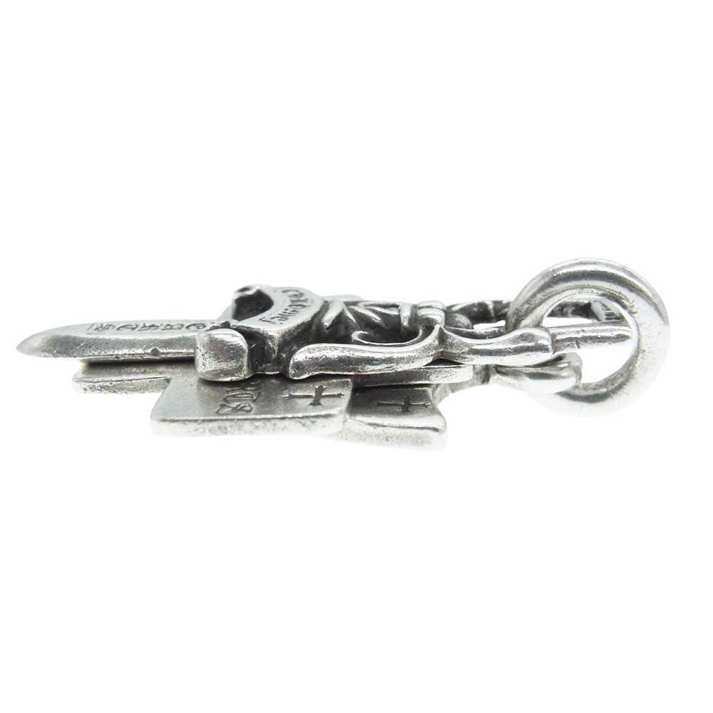 CHROME HEARTS クロムハーツ（原本無） 3TRINKETS OLD オールド スリートリンケッツ ペンダントトップ シルバー系【中古】