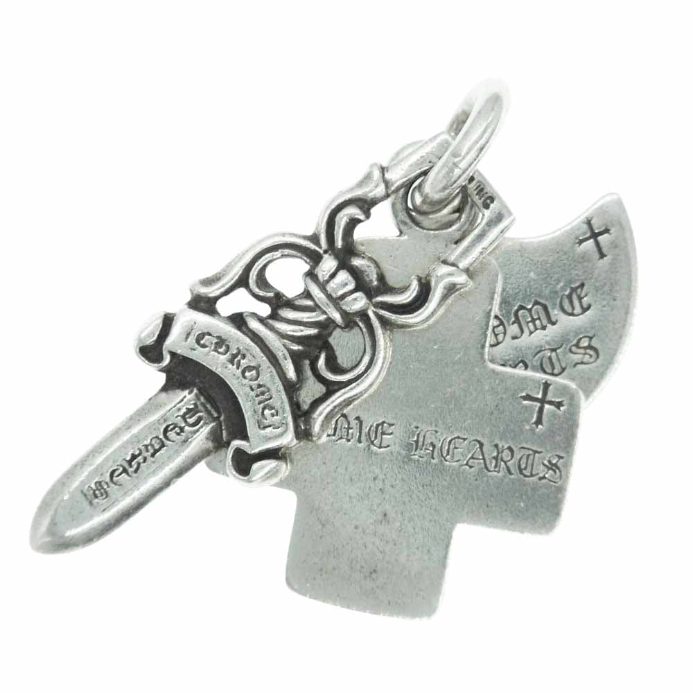 CHROME HEARTS クロムハーツ（原本無） 3TRINKETS OLD オールド スリートリンケッツ ペンダントトップ シルバー系【中古】