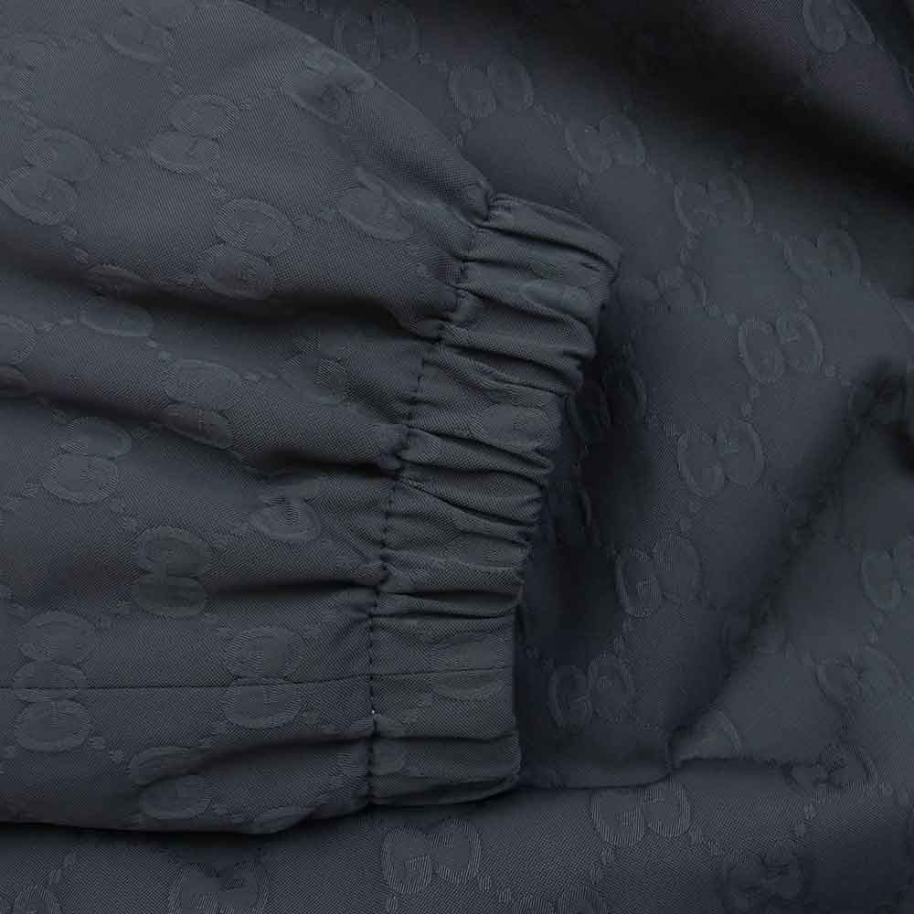 GUCCI グッチ 795697 GG ナイロン リバーシブル ジャケット グレー系 パープル系 46【新古品】【未使用】【中古】