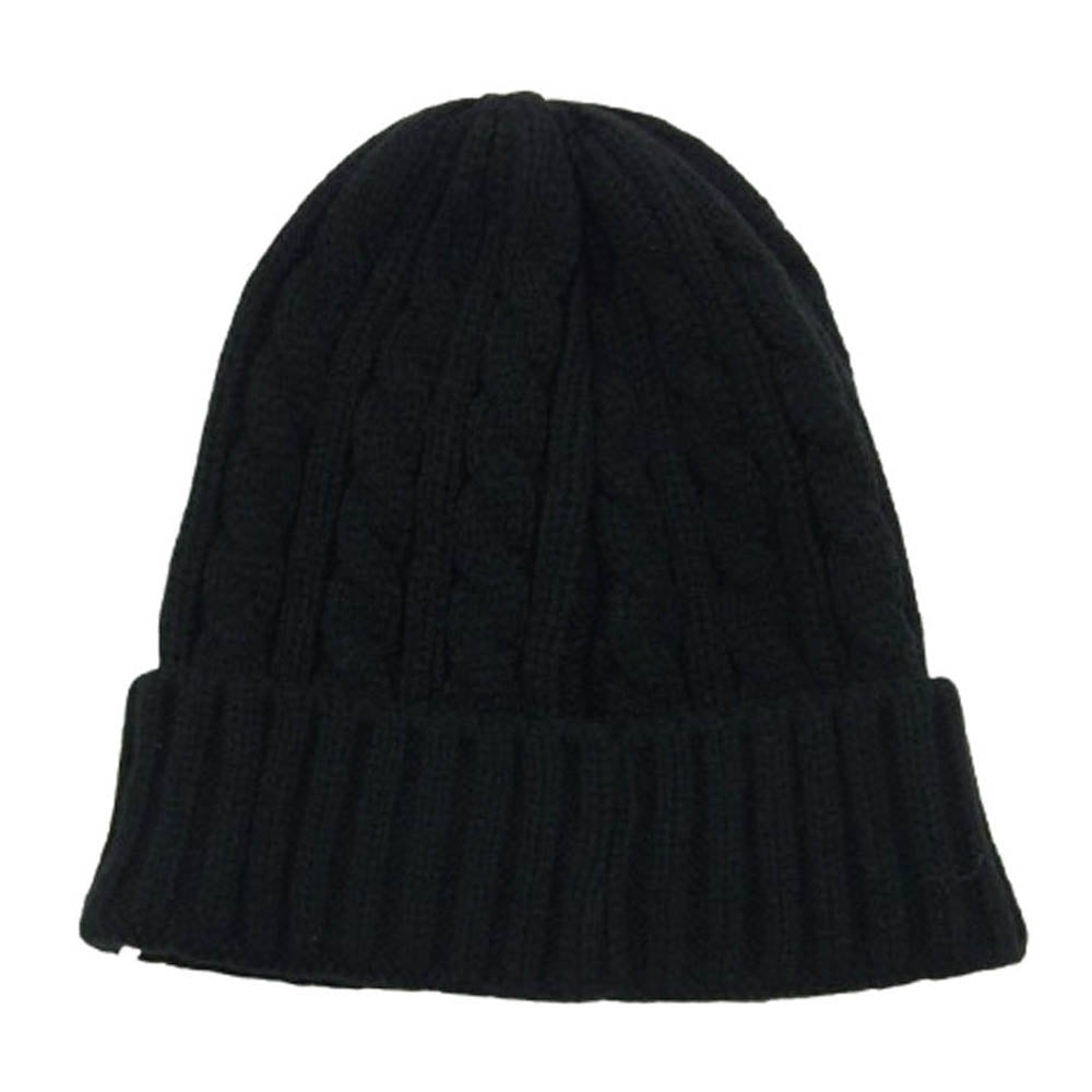 リベレイダース 789062403 CABLE KNIT CAP ニット キャップ ニット帽 ブラック ブラック系【極上美品】【中古】