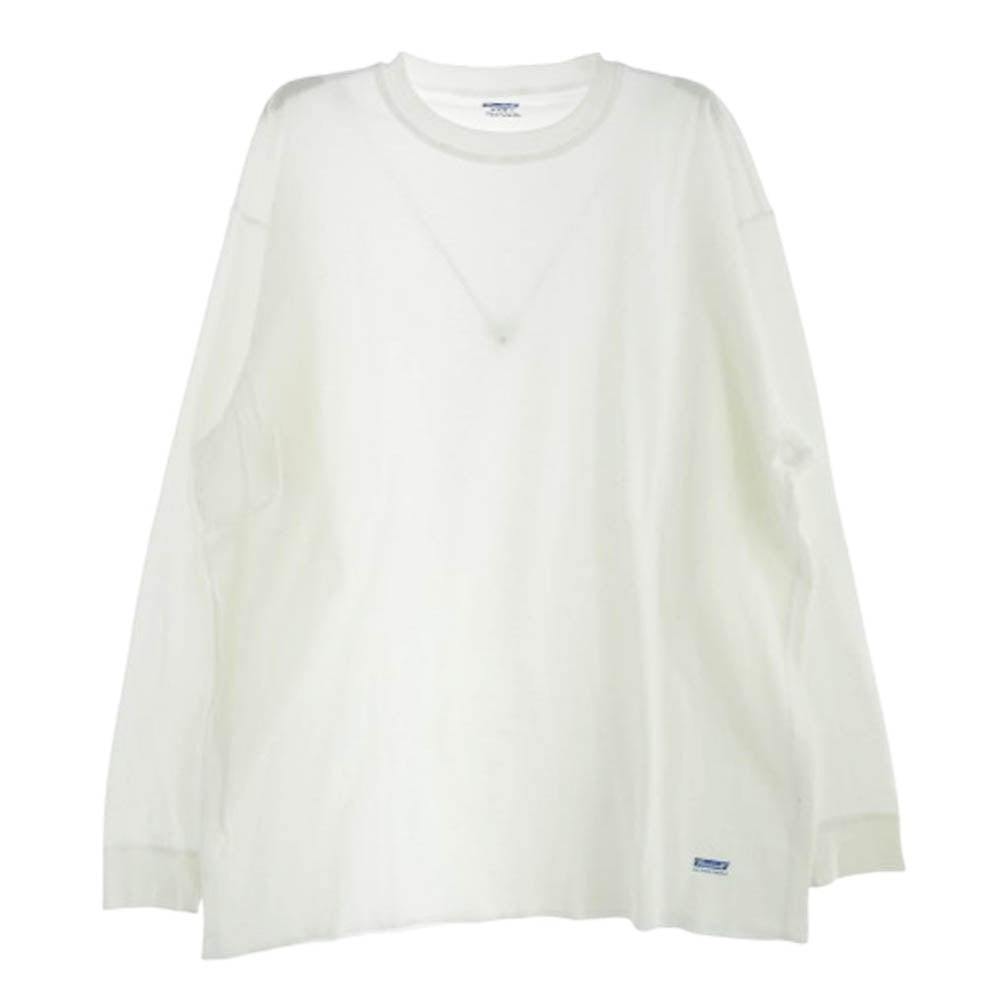 RADIALL ラディアル RAD-PAC049 MIL THERMAL CREW NECK T-SHIRTS L/S ハニカム編み コットン サーマル クルーネック ロングスリーブ 白 ホワイト系 L【新古品】【未使用】【中古】