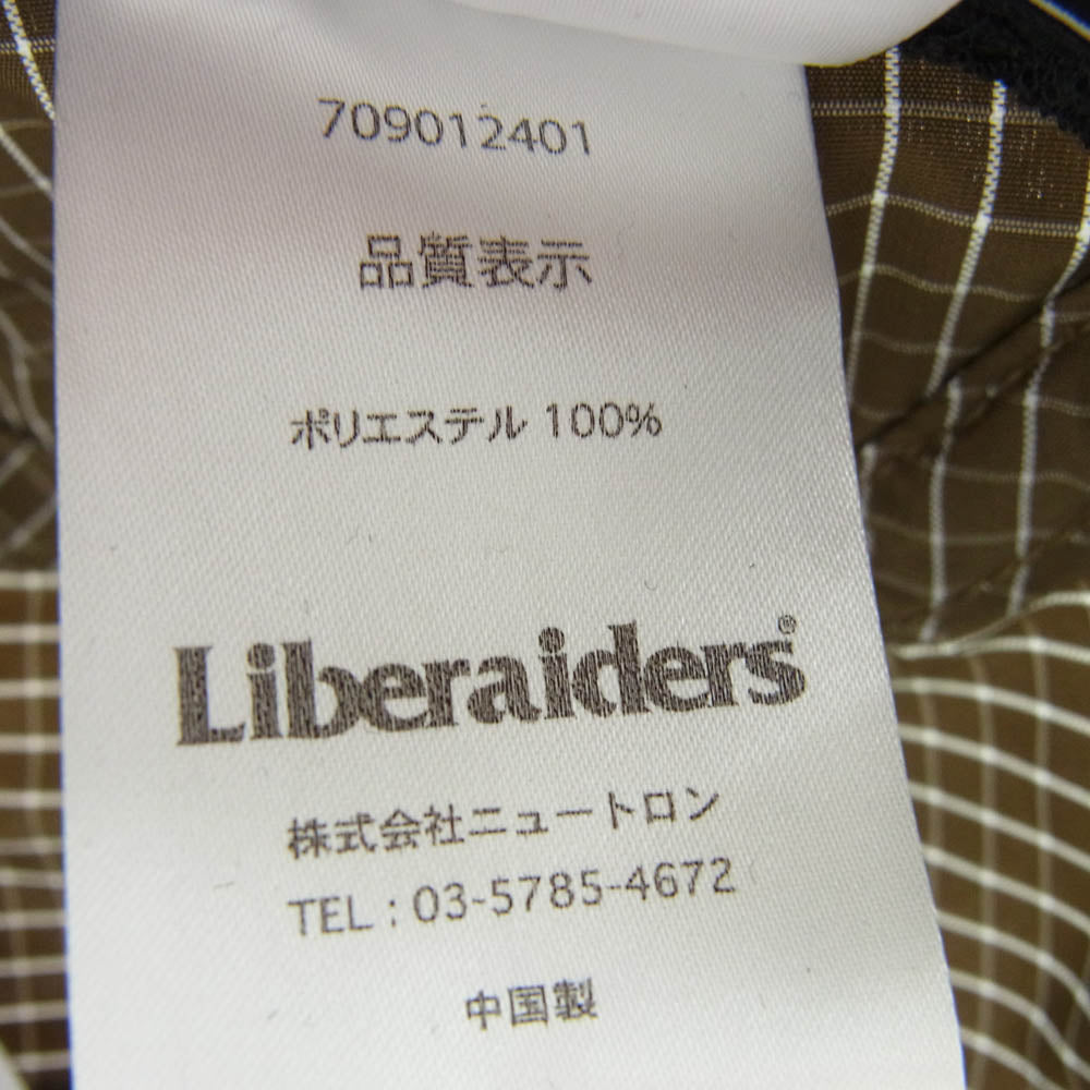 リベレイダース 24SS 709012401 GRID CLOTH CAP クロッチ キャップ ブラウン系 カーキ系【極上美品】【中古】