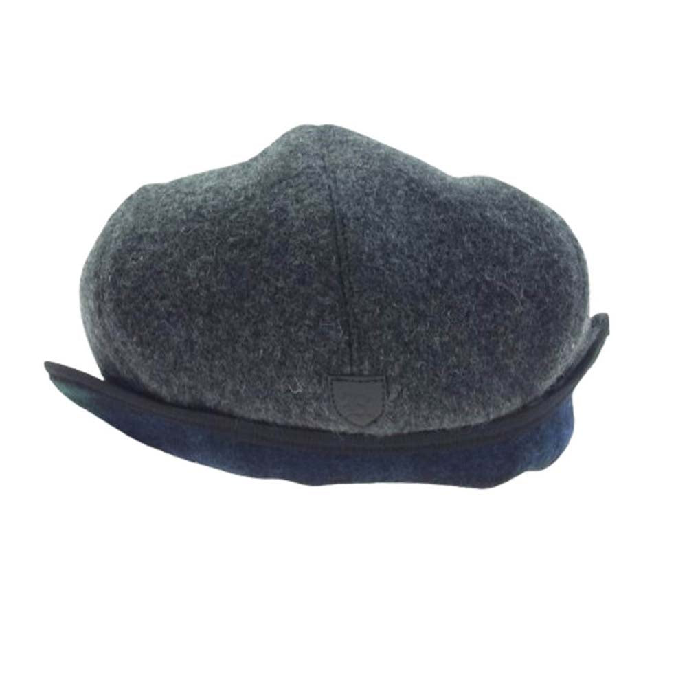 RADIALL ラディアル RAD-24AW-HAT003 Robber Dub HUNTING CAP EAR MUFF ハンチング イヤーマフ 耳当て付き グレー系 M【新古品】【未使用】【中古】