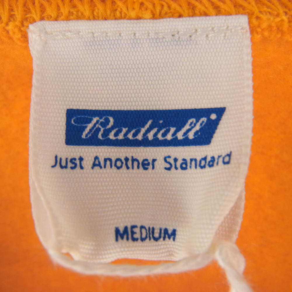 RADIALL ラディアル 24AW RAD-24AW-CUT017 TRUE DEAL POT - CREW NECK SWEATSHIRT L/S クルーネック スウェット 裏起毛 イエロー系 M【中古】