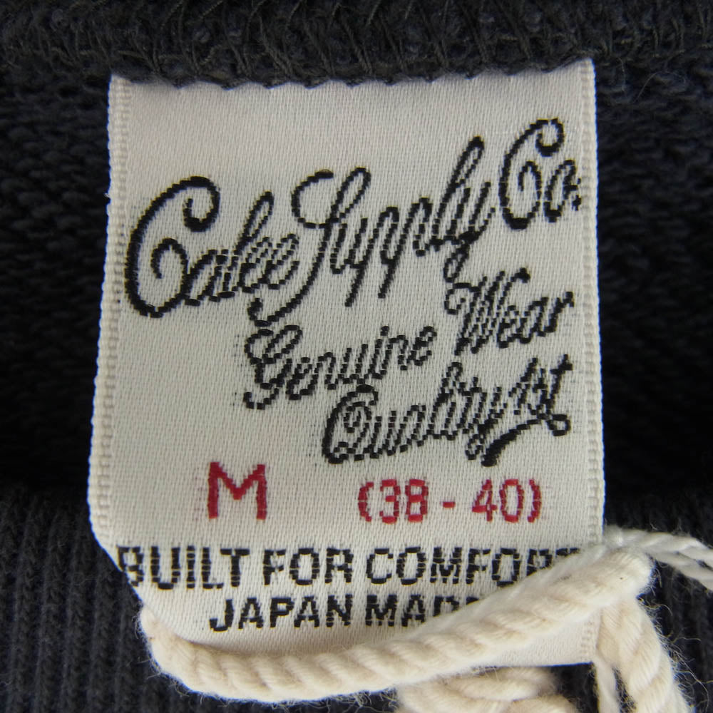 CALEE キャリー 24AW CL-24AW013 BICOLOR CREW NECK SW ツートーン クルーネック スウェット トレーナー グレー系 ブラック系 M【美品】【中古】