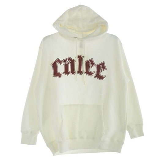 CALEE キャリー 24AW CL-24AW004NT CALEE LOGO PULLOVER HD ロゴ プリント プルオーバー フーディ パーカー ホワイト ホワイト系 M【極上美品】【中古】
