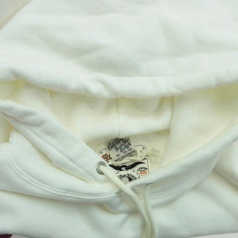 CALEE キャリー 24AW CL-24AW004NT CALEE LOGO PULLOVER HD ロゴ プリント プルオーバー フーディ パーカー ホワイト ホワイト系 M【極上美品】【中古】